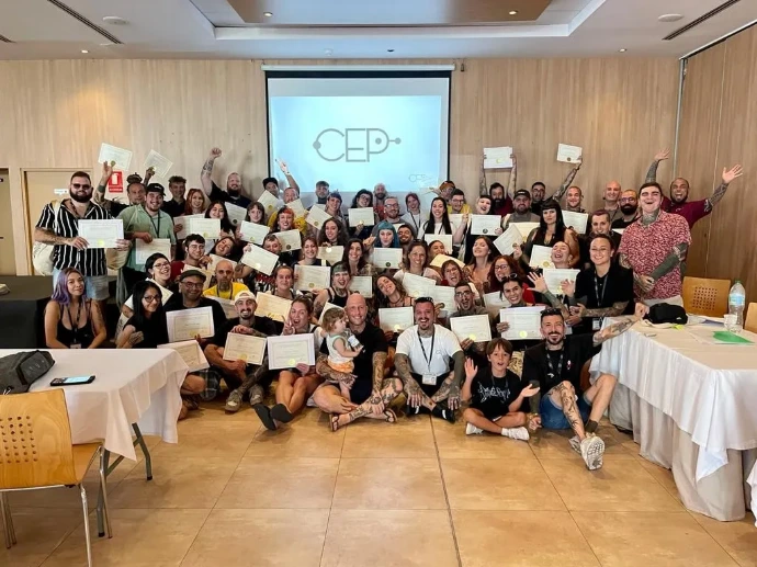 Asistentes del Congreso CEP de la Comunidad Española de Perforadores