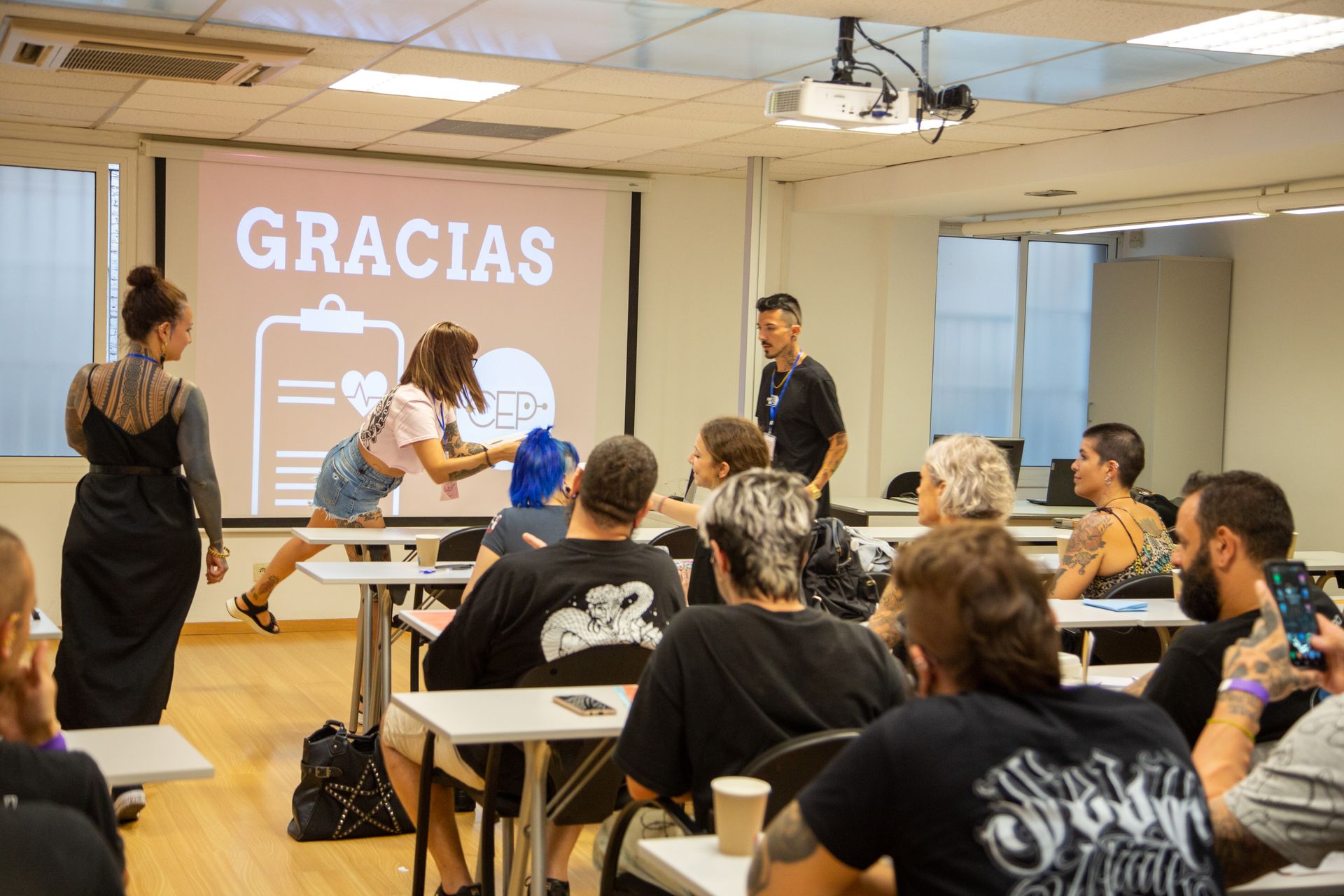 Actividad formativa de la Comunidad Española de Perforadores en Barcelona