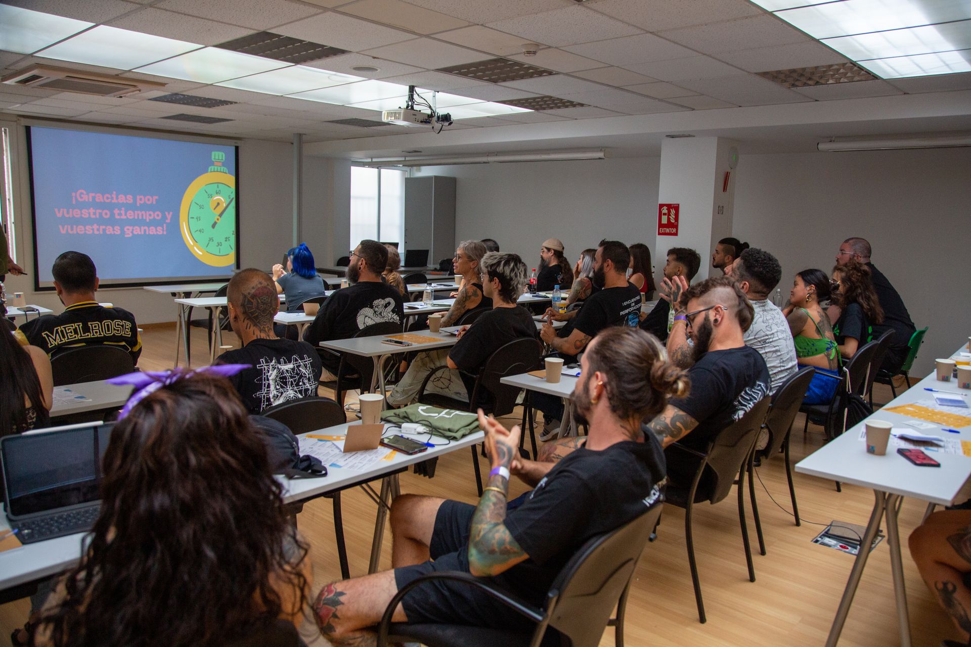 Actividad formativa de la Comunidad Española de Perforadores en Barcelona